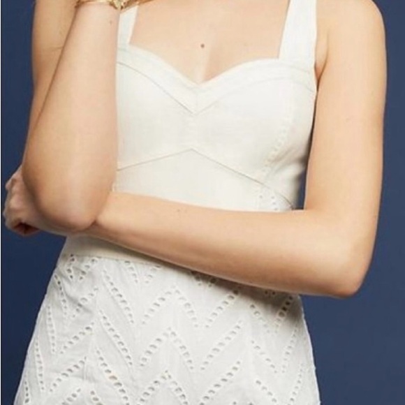 Anthropologie ett:twa Alice Eyelet Jumpsuit, Sz Small - Picture 2 of 13